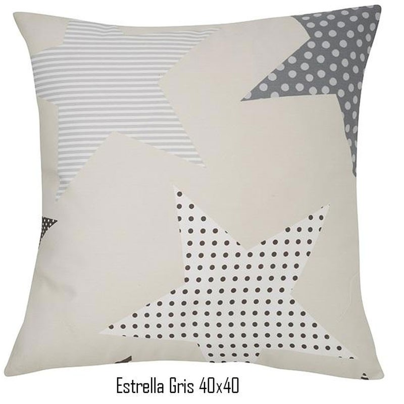 Cojín Estrellas Beige
