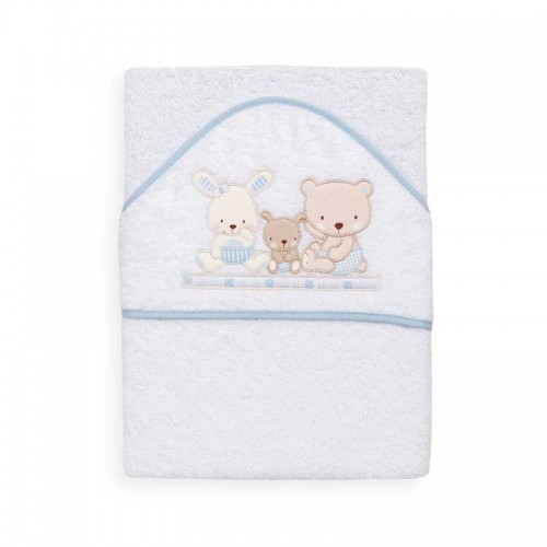 Capa de baño Love Azul Interbaby