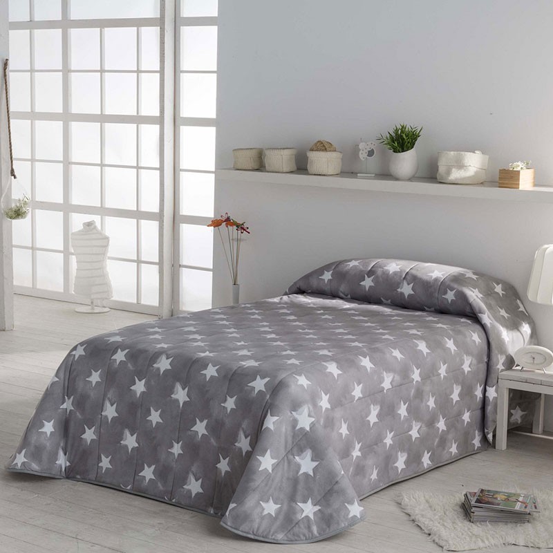 Colcha Bouti Nuit Gris