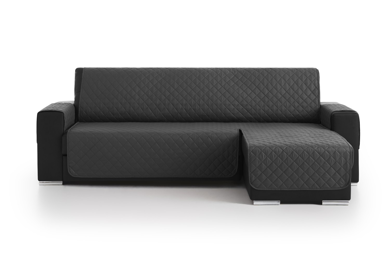 ACOLCHADO CHAISE GRIS OSCURO